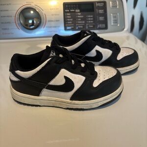 Nike Kids Black and White Sneakers